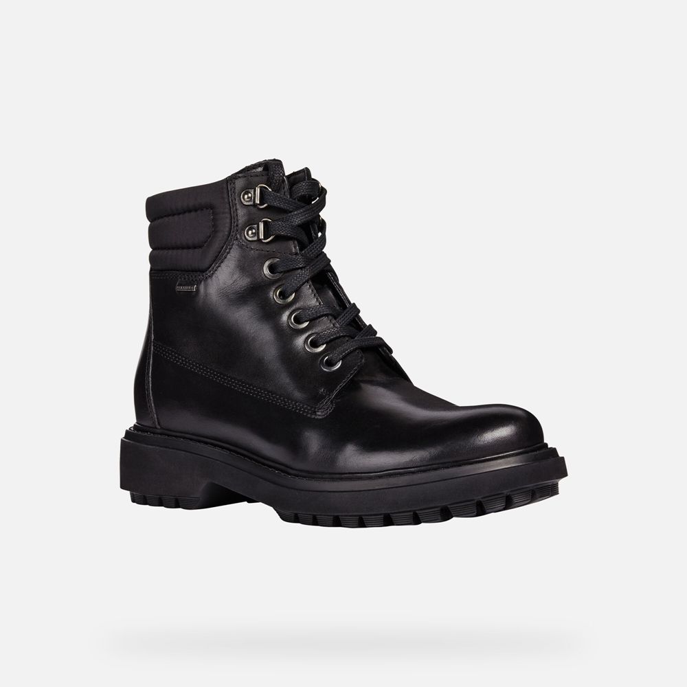 Bottines Geox Asheely Abx - Noir - Femme 083597-FPM